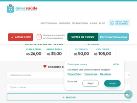 amorsaude.com.br-screenshot