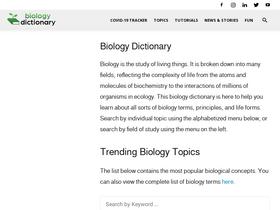 biologydictionary.net-screenshot