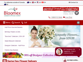bloomex.ca-screenshot