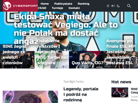 cybersport.pl-screenshot