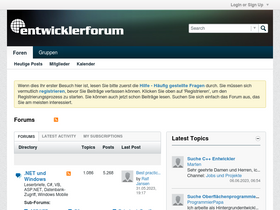 entwickler-forum.de-screenshot
