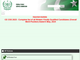 fpsc.gov.pk-screenshot