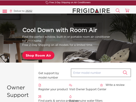 frigidaire.com-screenshot