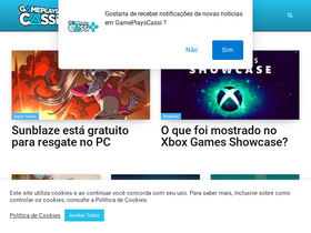 gameplayscassi.com.br-screenshot