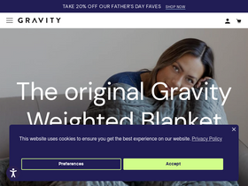 gravityblankets.com-screenshot