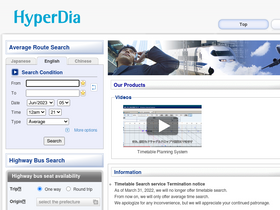 hyperdia.com-screenshot