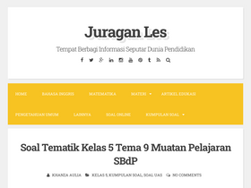 juraganles.com-screenshot