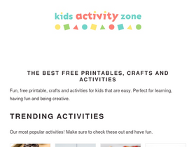 kidsactivityzone.com-screenshot