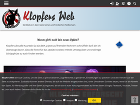 klopfers-web.de-screenshot
