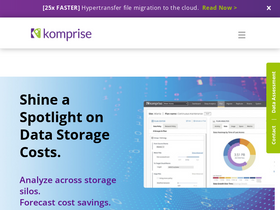 komprise.com-screenshot-desktop