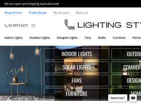 lightingstyle.com.au-screenshot