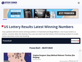 lotterycorner.com-screenshot
