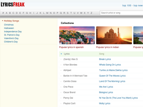lyricsfreak.com-screenshot