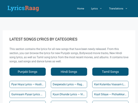 lyricsraag.com-screenshot