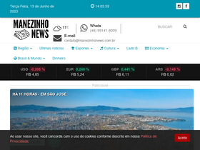 manezinhonews.com.br-screenshot