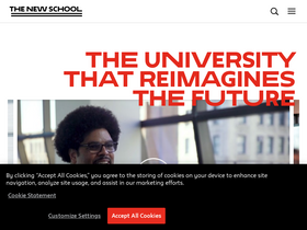newschool.edu-screenshot-desktop