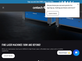 omtechlaser.com-screenshot