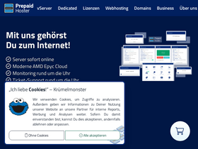 prepaid-hoster.de-screenshot