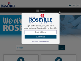 roseville.ca.us-screenshot-desktop