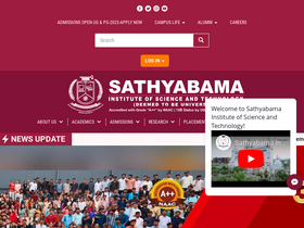 sathyabama.ac.in-screenshot