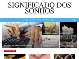 significadodossonhos.net.br-screenshot