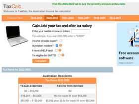 taxcalc.com.au-screenshot