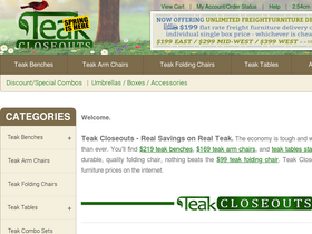 teakcloseouts.com-screenshot