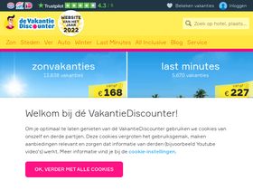 vakantiediscounter.nl-screenshot