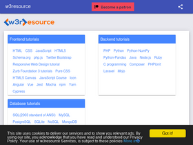 w3resource.com-screenshot-desktop