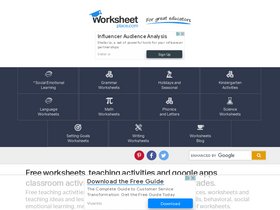 worksheetplace.com-screenshot