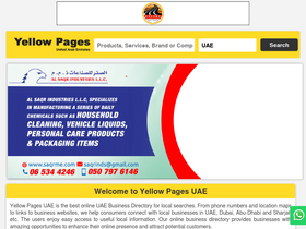 yellowpages-uae.com-screenshot