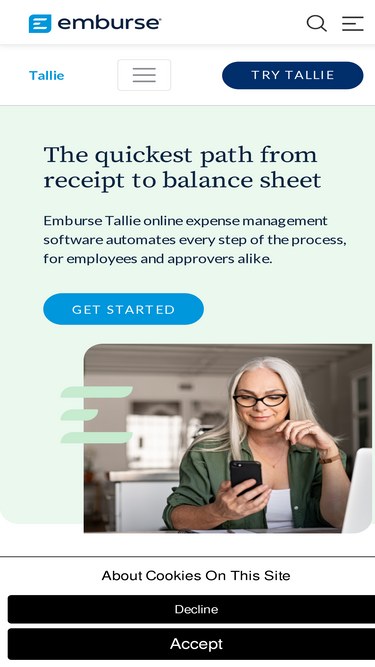 tallie.com-screenshot-mobile